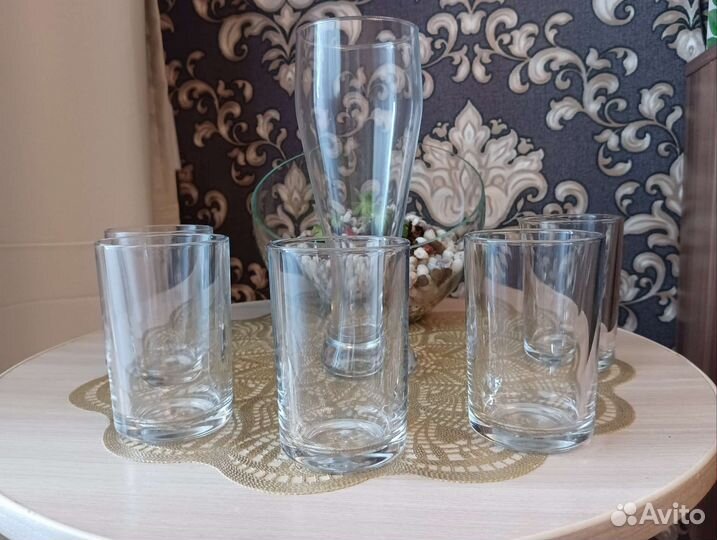 Набор стаканов 0,3 мл. Стекло
