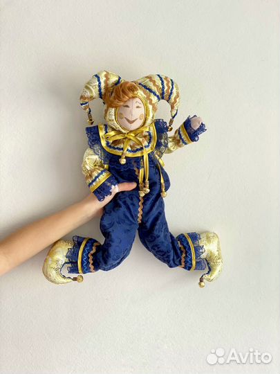 Игрушка Шут Клоун ручной работы