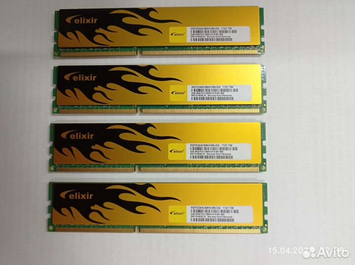 Оперативная память Elixir DDR3 4x2Gb 1600Mhz