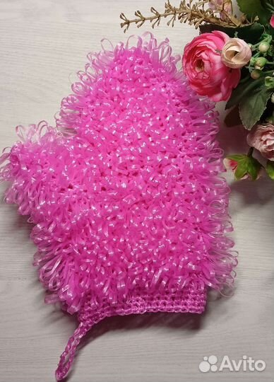 Мочалки-варежки