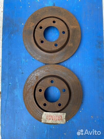 Dodge caravan передний тормозной диск