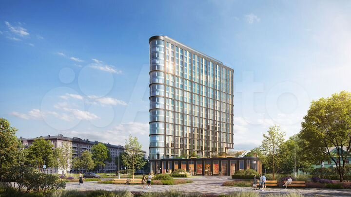 Квартира-студия, 25,2 м², 8/19 эт.