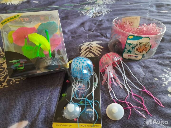 Силиконовые растения для аквариума