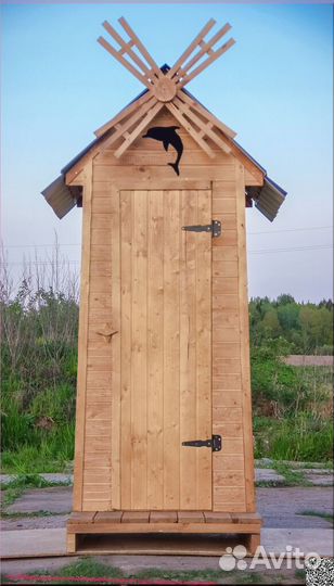 Дачный туалет с установкой ELE1000