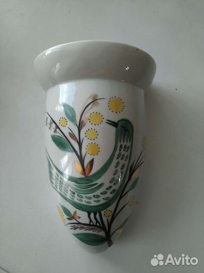 Ваза, Кашпо Винтаж Полонне Дивная птица