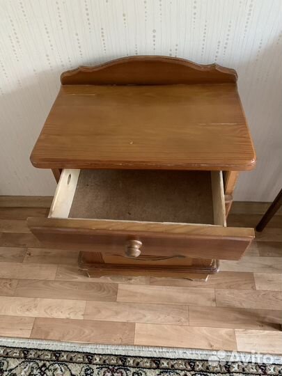 Тумба прикроватная, сосна, дерево. 45*30*60