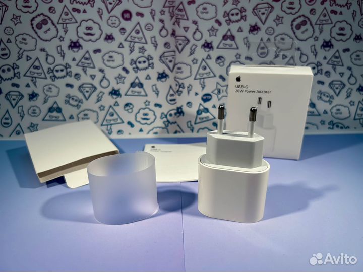 Зарядное устройство на iPhone(Комплект)