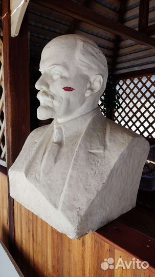 Бюст Ленина гипс Тоидзе