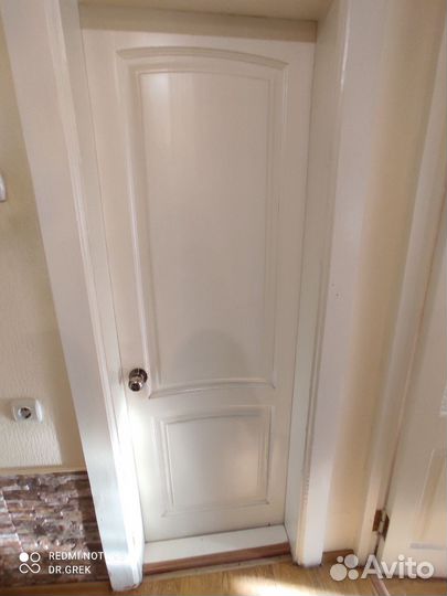 Двери межкомнатные деревянные без коробки б/у