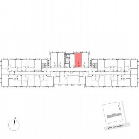 Апартаменты-студия, 22,1 м², 4/7 эт.