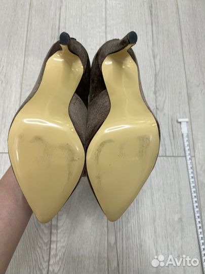 Туфли лодочки коричневые 39 размер