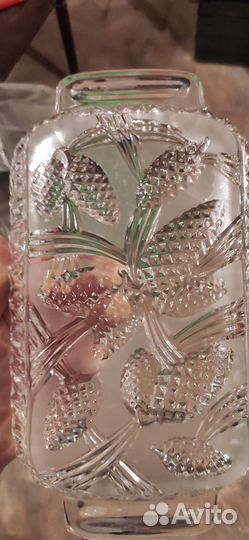 Хрустальная ваза, поднос, посуда, большой сервиз