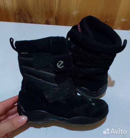 Сапоги детские зимние ecco