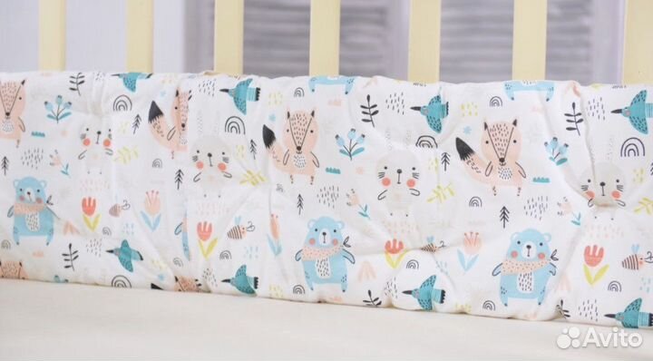 Бортики в детскую кроватку