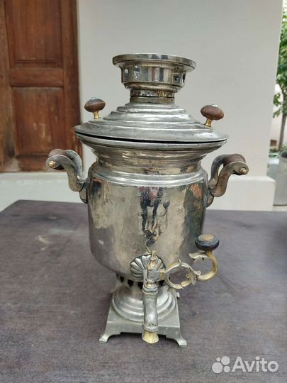 Самовар на дровах старинный 19 век