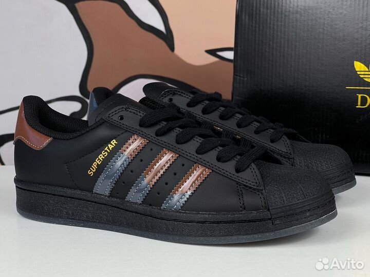 Adidas Superstar x Dime Adv Black Carbon Brown