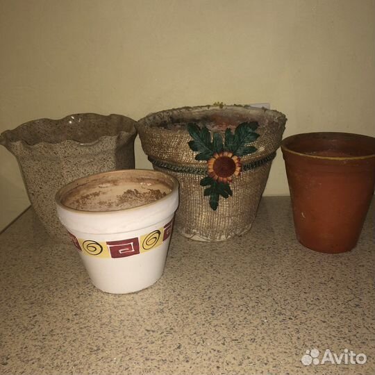Керамические горшки для цветов