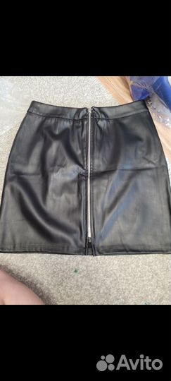 Кожаная юбка