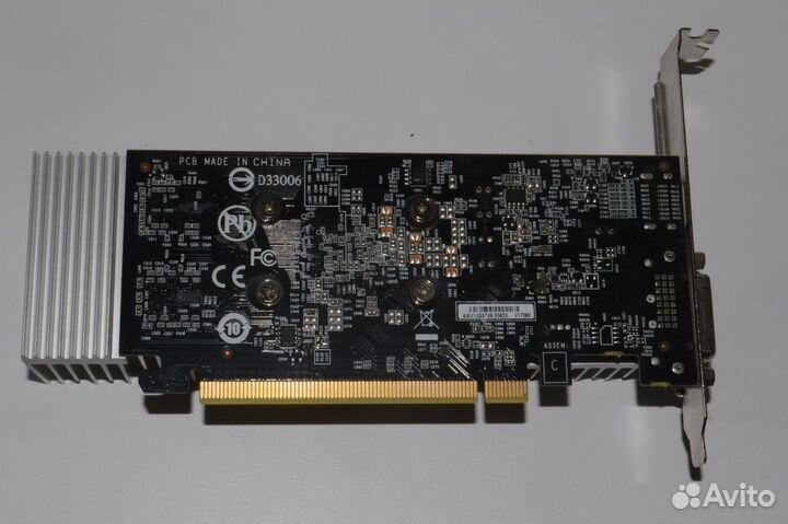 GT 1030 Silent Low Profile 2G gddr5 Низкопрофиль