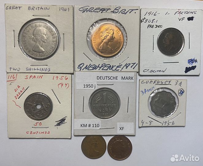 Иностранные коллекционные монеты