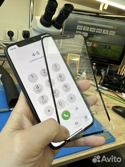 Замена стекла дисплея iPhone