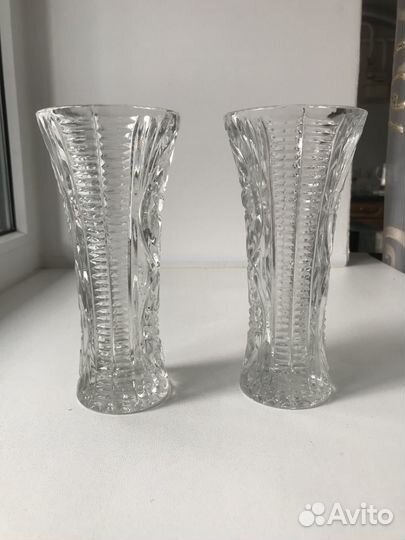 Ваза хрустальная винтаж СССР