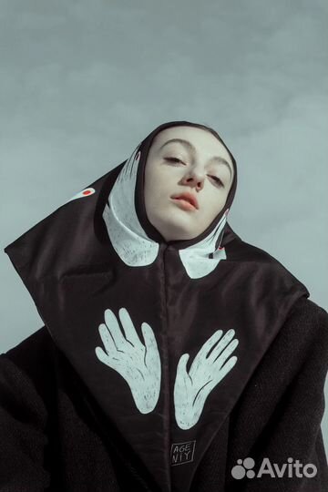 Косынка теплая