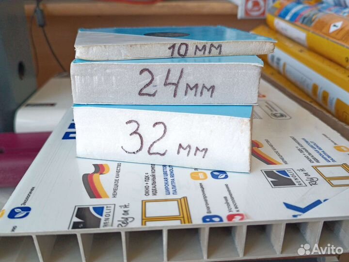 Сендвич панель для откосов на окна 10мм, 24мм, 32м