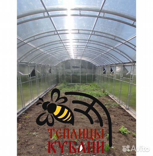 Теплица 4 на 6 из поликарбоната