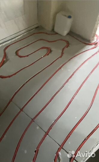 Теплые водяные полы,Ремонт под ключ