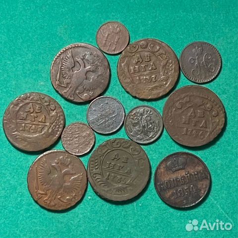 Медные монеты Российской Империи 18-19 В