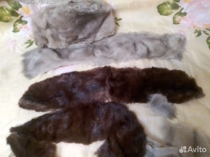 Воротники меховые разные