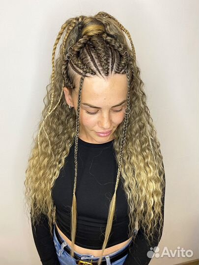 Афрохвост, афролоконы, дреды, косы