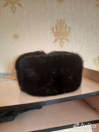 Норковая шапка мужская
