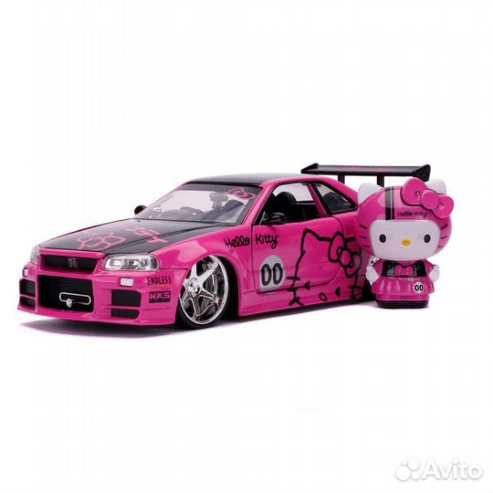 Hello kitty Nissan Skyline GT-R (BRN34) 1:24 jada