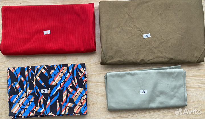 Материал текстильный отрезы СССР