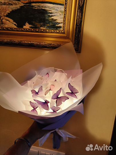 Букет из бабочек. Подарок девушке