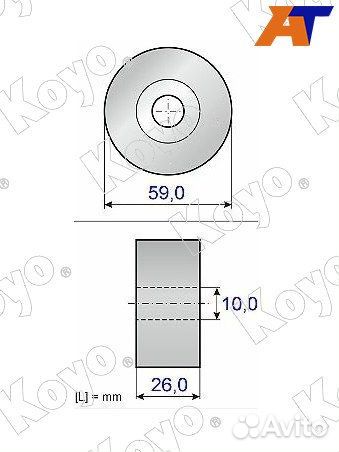 Ролик приводного ремня mitsubishi lancer evolution