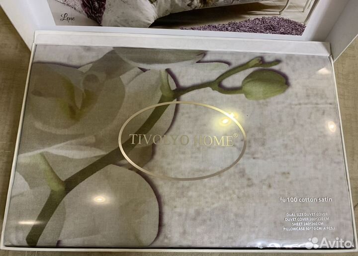 Белье постельное премиум Tivolyo Home «Lene» delux