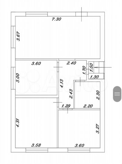 Дом 83 м² на участке 7,5 сот.