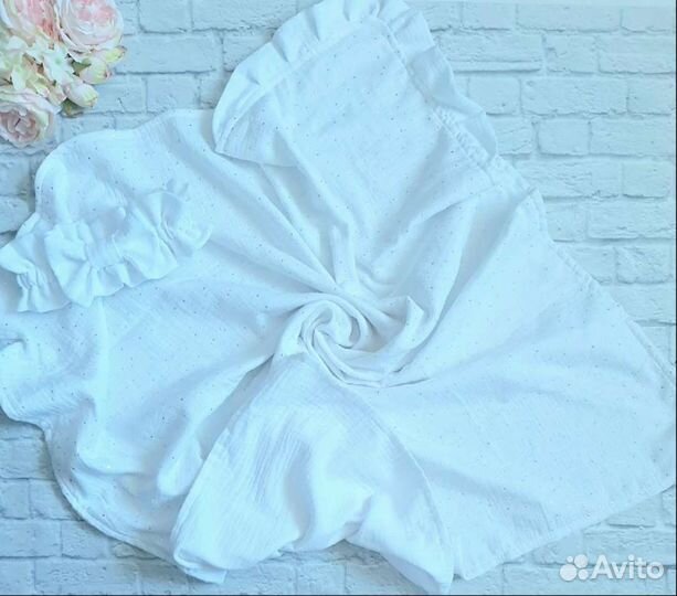 Муслиновый конверт на выписку