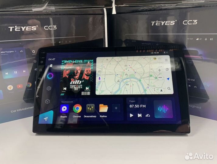 Магнитола на андройде Teyes 6/128 для Хёндай