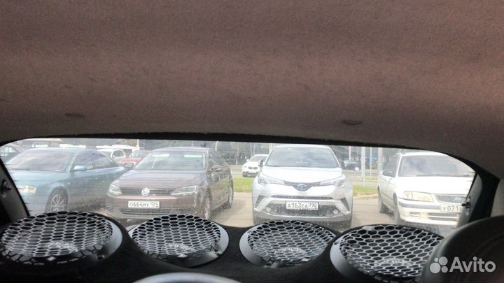 Задняя полка под автозвук ford focus 1 хэтчбек