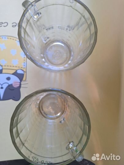 Набор 2 штуки Пивные кружки СССР 0.5 л