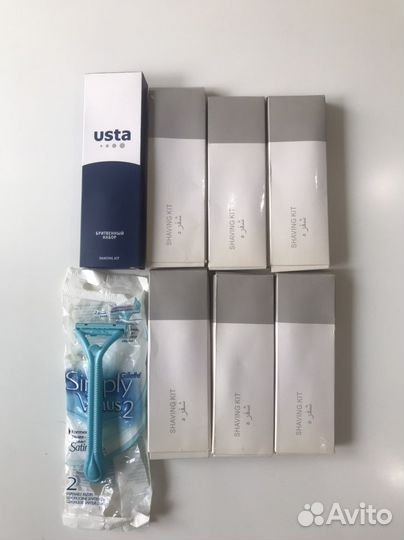 Одноразовый бритвенный набор, 7 шт