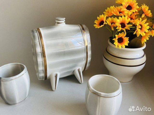 Набор для вина коньяка со стопками СССР винтаж