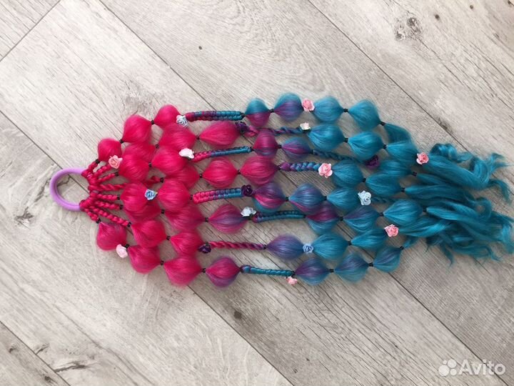 Афрорезинка с афрокосичками