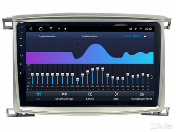 Магнитола Mstar TS101077A для Toyota LC100
