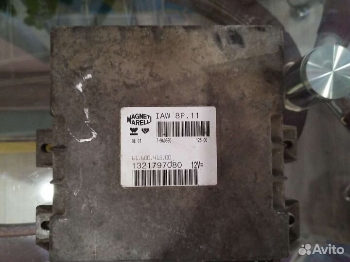 Блок управления двигателем fiat 1321797080