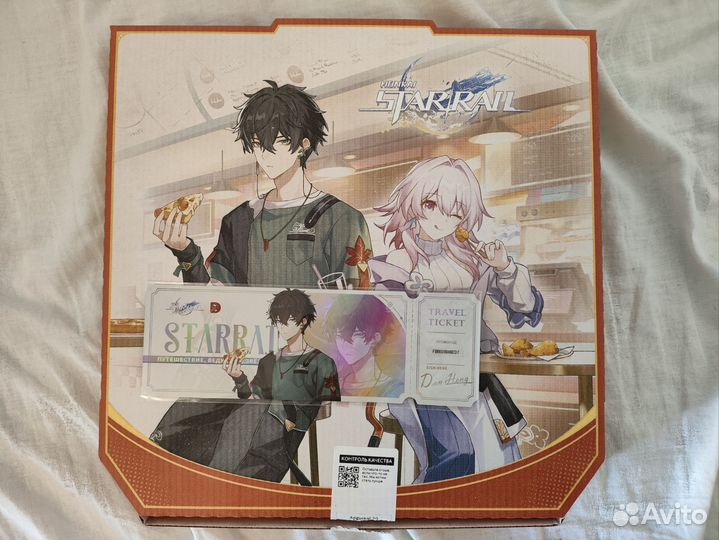 Honkai star rail Мерч додо Билет + коробка